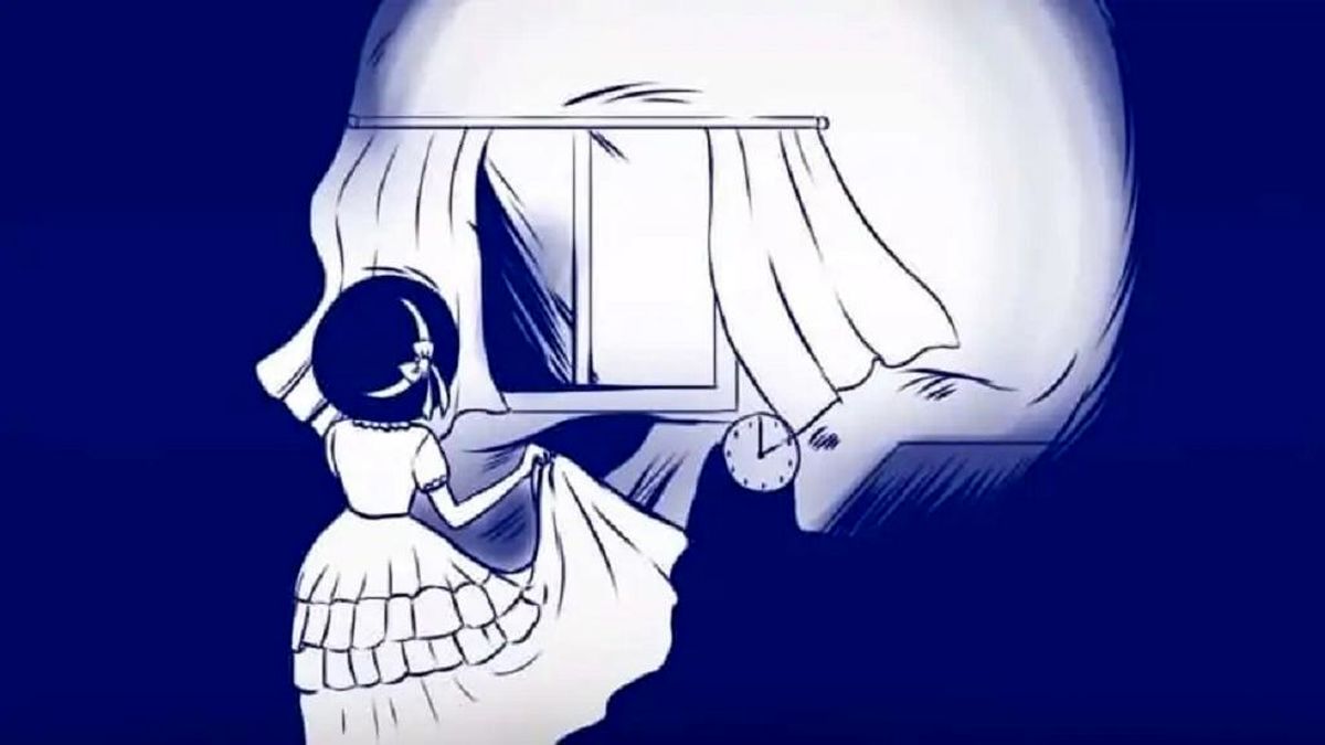 تست  شخصیت شناسی : جمجمه یا زنی در پشت پنجره؟  | رازت فاش میشه !